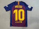 Messi Barcelona 2018 2019 HOME jersey football soccer shirt Nike Boys size M