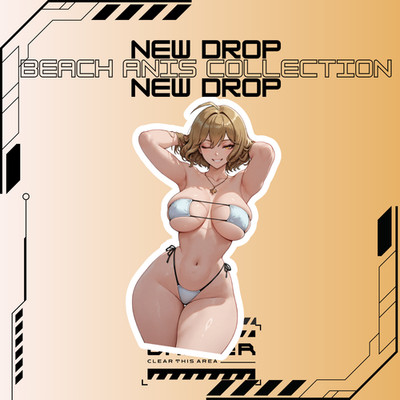 Beach Anis | Nikke: Goddess of Victory | Anime Girl Waifu Sticker