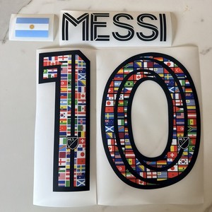 2026 MESSI Inter Miami Nameset Name Number Dorsal MLS World Cup Send Off Flags