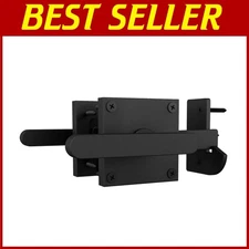 Elegant Aluminum Double Gate Latch with Self-Locking Mechanism for Outdoor Use