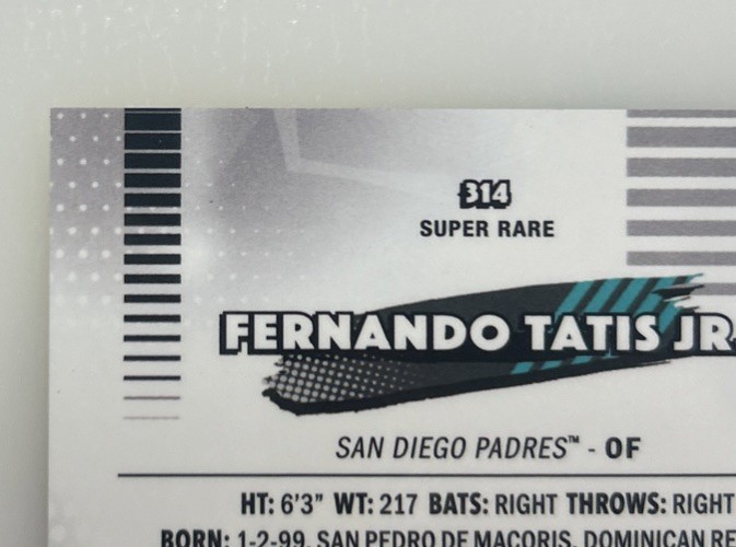2026 Topps Finest Fernando Tatis Jr. Super Rare Superfractor 1/1 Padres SSP view 7