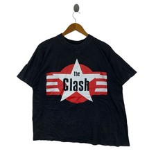Vintage 90s THE CLASH Uk Punk Rock Band Tshirt