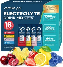 High Sodium Sugar Free Electrolytes Powder Packet, Zero Calories Hyd