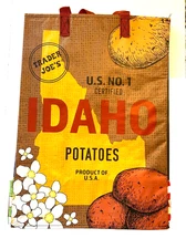 TRADER JOE'S Re-usable Shopping Bag NWT Idaho theme.