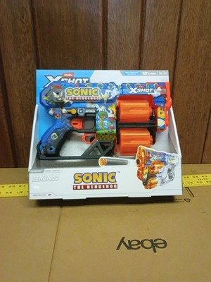 X-Shot SKINS Dread Hyper Spike Dart Blaster - Sonic the Hedgehog by ZURU 12 Shot