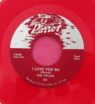 THE SWANS - I Love You So / Will You Be Mine - Mint- repro 45 rpm - Parrot 801