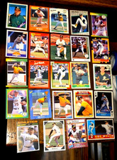 Dealer Lot (55 Different) Bob Welch Oakland Athletics Baseball Cards - NrMt
