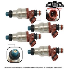 For 1989-1995 Toyota 4Runner Pickup 2.4L 22RE Engine Fuel Injectors 4pc New