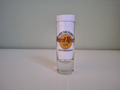 Hard Rock Cafe HRC   - San Francisco - ''Save the Planet''    4'' Shot Glas 