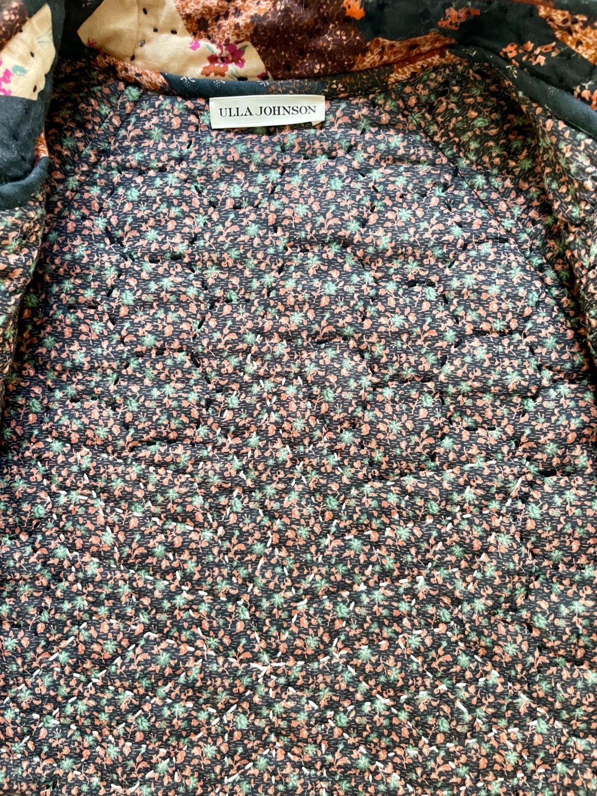 Ulla Johnson Elettra Patchwork Quilted Cotton Jac… - image 10