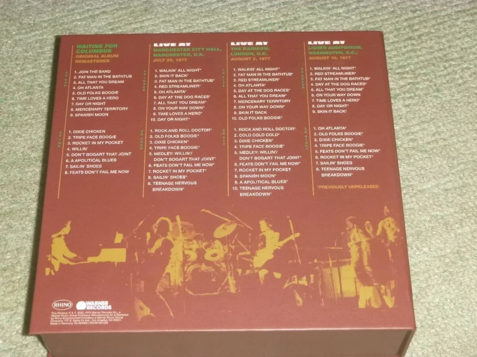 Little Feat : Waiting For Columbus SUPER DELUXE EDITION 8CD Box Set Japan - Image 2 of 2