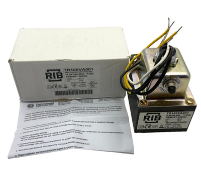 Functional Devices TR100VA001US Transformer 96VA 50/60Hz 120VAC Pri to 24VAC Sec
