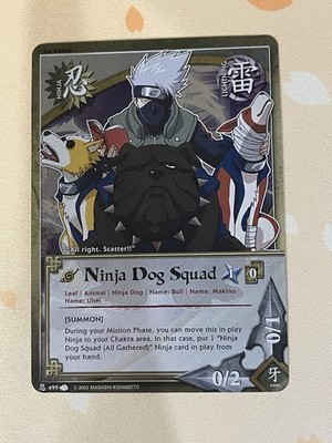 Naruto CCG, Ninja Dog Squad, 499, 1st Edition, LP, Foil