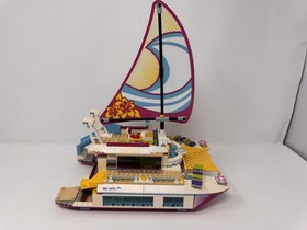 Lego 41317 Friends Sunshine Catamaran Boat Yacht Near Complete w/Instructions
