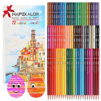72-Count Art Colored Pencils for Adults, Gift Box Set for Drawing & Sketching