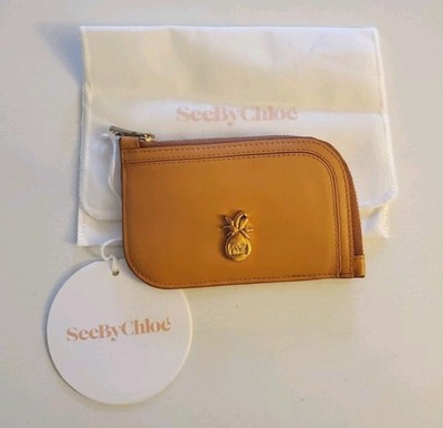 Chloé See by Chloe Pineapple Card Coin Keychain Wallet with Tote