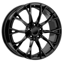 CERCHIO IN LEGA PER SKODA SUPERB 7,5J17" 5X112 40 57,10 ELITE WHEELS X-173 BLACK