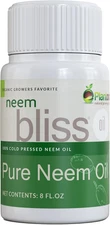 Neem Bliss (8 Fl Oz) - Pure Neem Oil Concentrate - 100% Cold Pressed Neem Oil - 