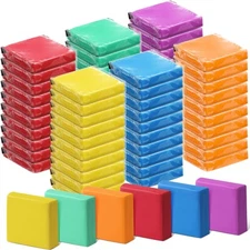 60 Pack Kneaded Rubber Erasers Bulk Colorful Drawing Art Moldable Kneaded Ske...