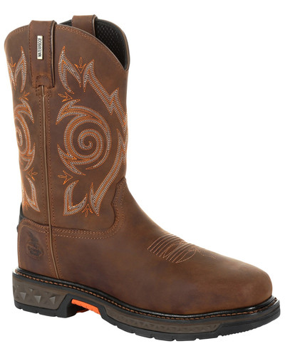 Georgia Boot Men's Carbo-Tec Lt Waterproof Western Work Steel Toe - Gb00264