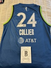 NAPHEESA COLLIER SIGNED NIKE JERSEY BECKETT AUTHENTIC AUTO MINNESOTA LYNX WNBA