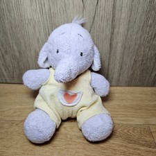 SMALL Humphrey’s Corner Boots Soft Toy Plush Elephant Retired Yellow Heart Vtg