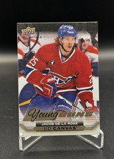 Upper Deck 2015-16 Series 1 Young Guns UD Canvas Jacob De La Rose C102 Canadiens