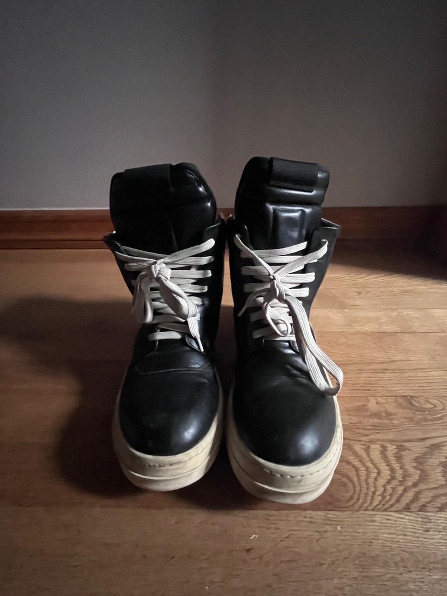 rick owens geobasket size 43 black milk | eBay