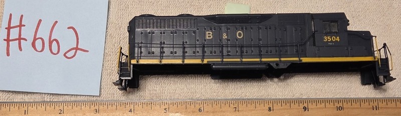 Athearn - HO Engine Parts - Lot #662 – B&O Shell – Used ***READ***