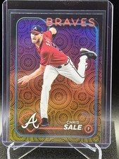 Chris Sale 2024 Topps Summer Holiday Foil #484 - Atlanta Braves