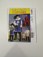McCall's 5214 Musketeer  Royalty/King Costumes Pattern kid size 3-8 new Uncut