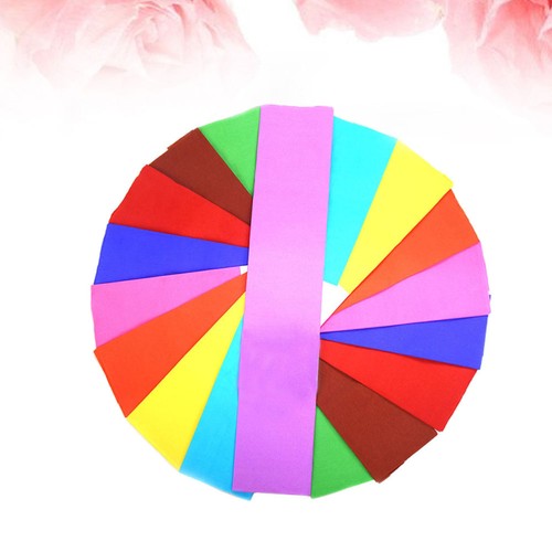 10 Sheets Kids DIY Crepe Paper Colorful Crepe Paper Sheets Handcrafts Material - Picture 9 of 11