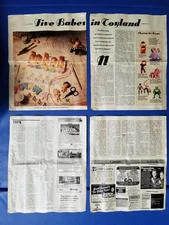 Tyco Quints Baby Dolls History 1990 NY Times Magazine Article 5 Babes in Toyland