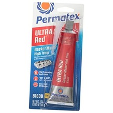 81630 High Temperature Gasket Maker, 3 oz 3 Fl Oz. Ultra Red