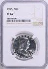 1955 Franklin Half Dollar 50c Proof NGC PF 69 (007)