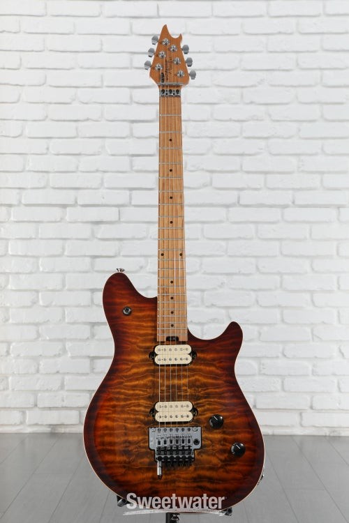 EVH Wolfgang Special QM Electric Guitar in Tiger Eye Glow Finish
