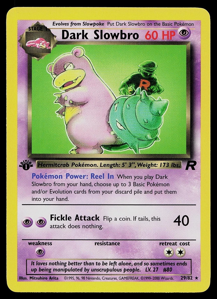 Dark Slowbro Pokémon TCG Cards for sale | eBay