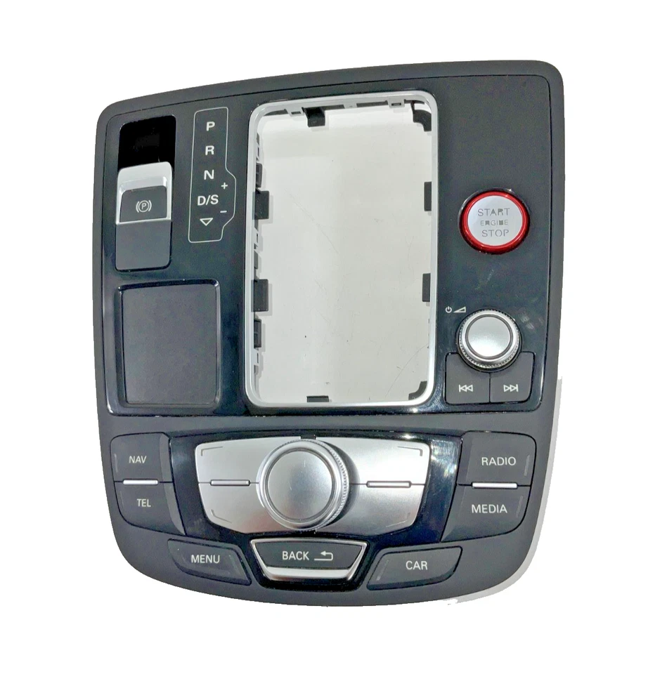 AUDI S6 2013 cubierta de palanca de cambios y panel de interruptores de control multifuncional 4G19612Q OEM Foto 3 de 4