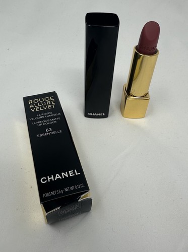 CHANEL ROUGE ALLURE LUMINOUS INTENSE LIP COLOUR #63 ESSENTIELLE 0.12 oz NIB