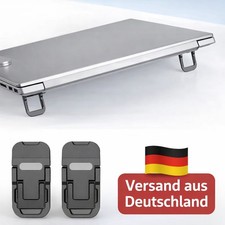 2x Set Laptop Stand Notebook Halter Faltbar Kühlung Tisch Ständer Universal
