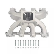 For Gen Iii Ls1ls2 Super Victor Satin Aluminum Cathedral Carb Intake Manifold