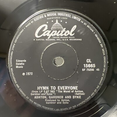 The Resurrection Shuffle : Ashton Gardner & Dyke Capitol UK 1970 VG / VG+ LISTEN