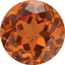 Natural Fine Rich Mandarin Orange Spessartite Garnet - Round - Brazil - AAA Grad