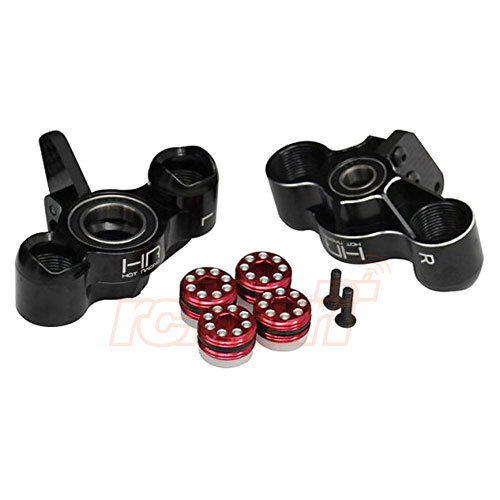 Hot Racing Aluminum Steering Blocks Black For Arrma Kraton Senton RC #AON21MA01 - Picture 1 of 2