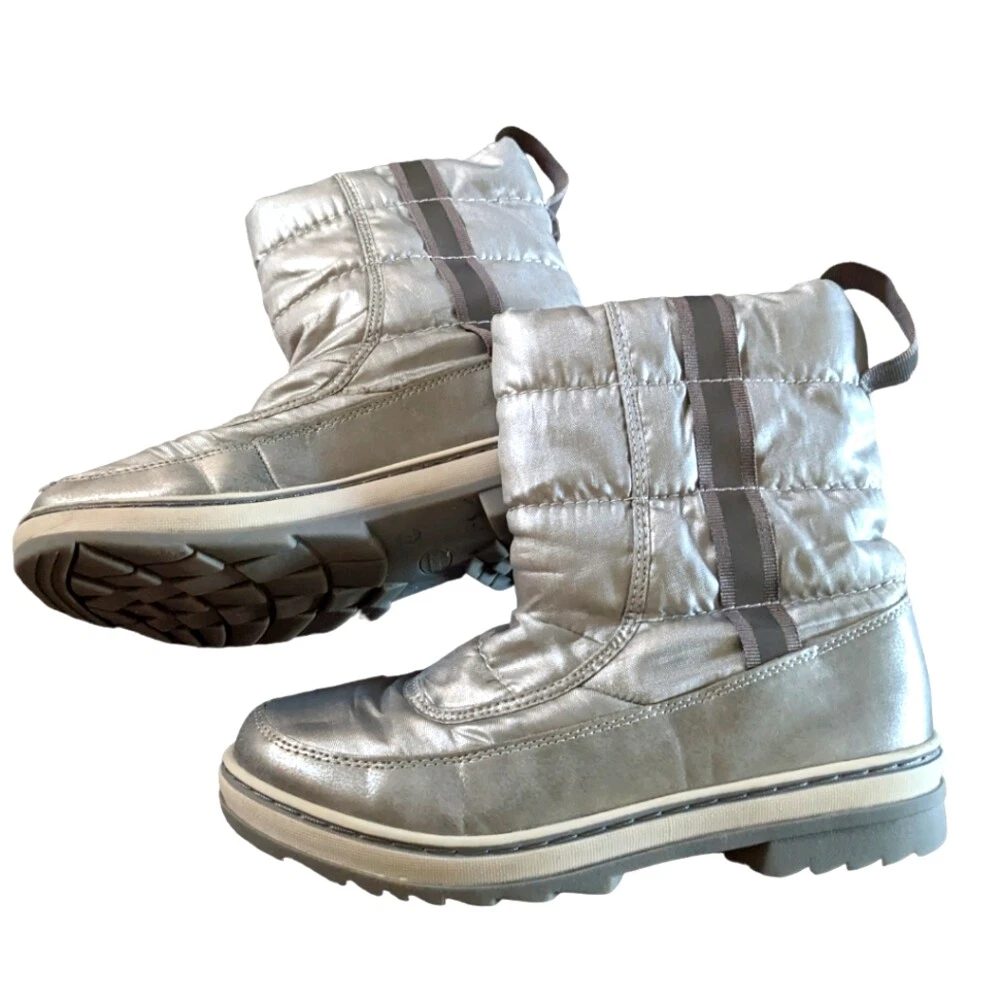 Ebay hotsell silver boots