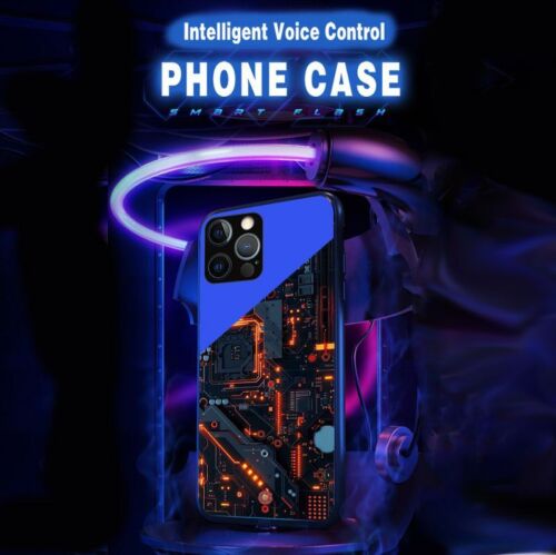 Circuit Board LED Light up Phone Case Cover for Samsung S25 Ultra S24 S22 Note20 - Picture 10 of 18