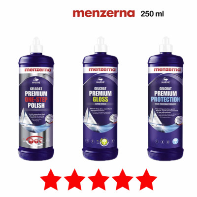 Menzerna Marine Gelcoat Politur One Step Polish, Premium Gloss, Protection 250ml