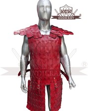 Medieval Viking Leather Armor Leather Lamellar Scale Armour Breastplate-GR3