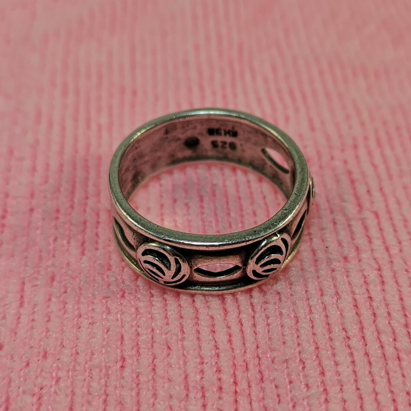 Kit Heath KH 95 Rennie Mackintosh Celtic Rose Sterling silver ring