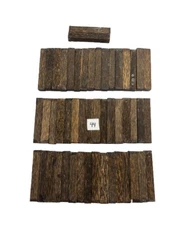 50 Pcs, Black Palm Pen Blanks 3/4x 3/4x 5- Woodturning Craft- Free US Shipping